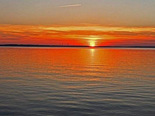 Sonnenuntergang Plauer See