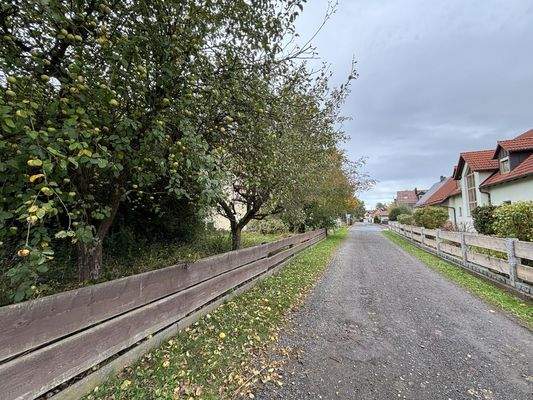 Zufahrtsweg Hinterseite