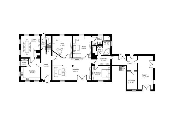 Erdgeschosswohnung 