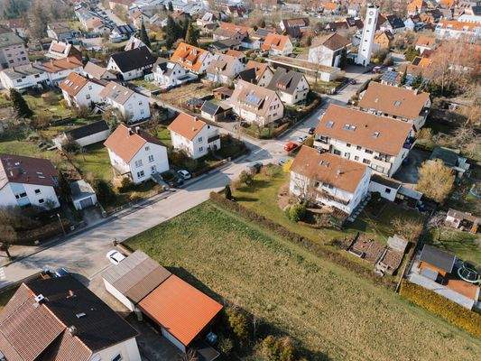 Luftaufnahme Bauplatz