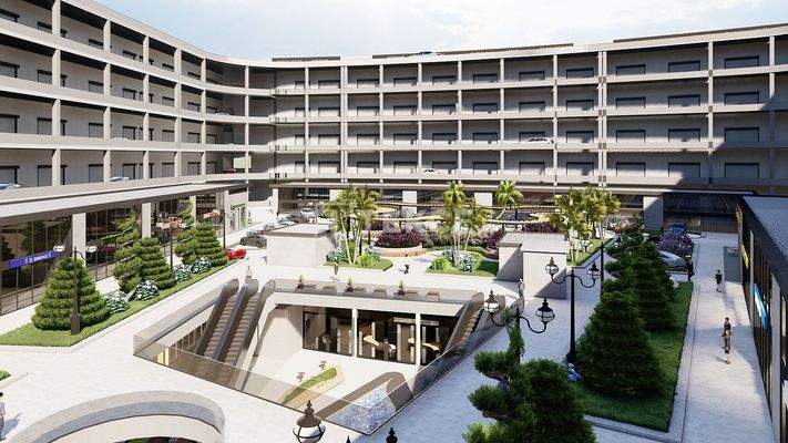 Shops in a High-Traffic Location Near Antalya Airport in Aksu