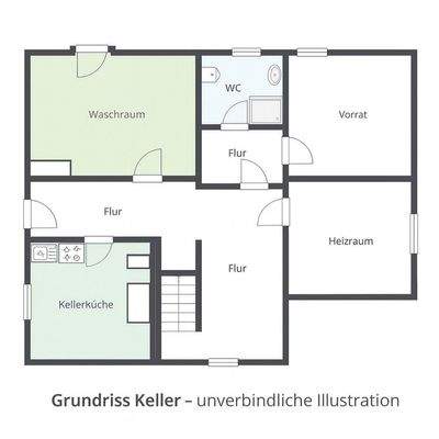 Grundriss Keller
