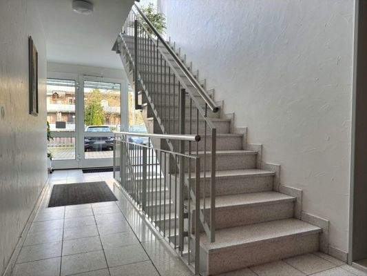 Blick ins Treppenhaus