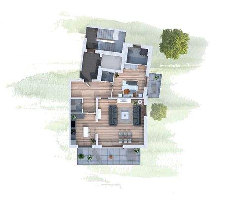 Strehlener Straße Grundriss WE 2