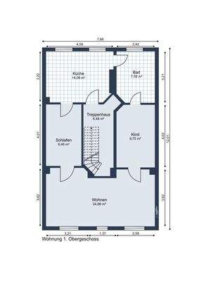 Grundriss 2. Obergeschoss