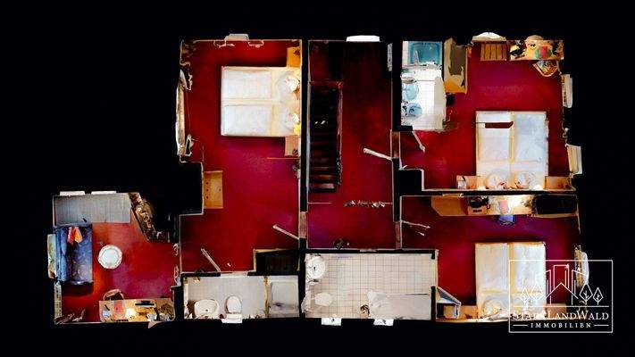 Fachwerkhaus-EG - Schematischer Grundriss