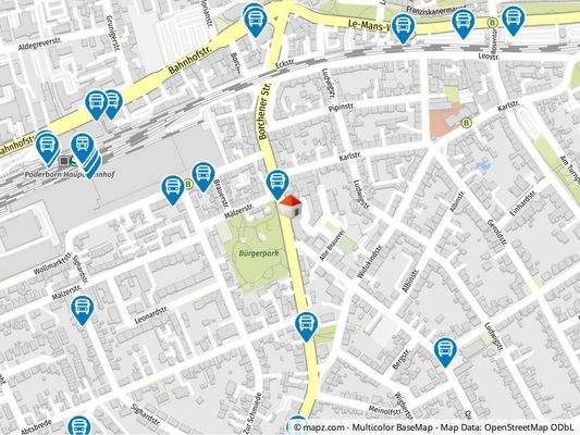 Geolyzer Kartenausschnitt