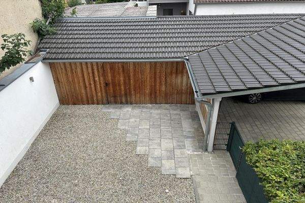 geschützter Innenhofbereich