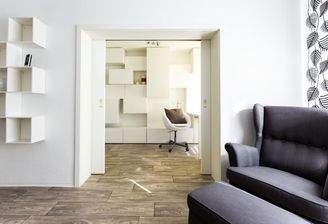 Blick in Arbeitszimmer