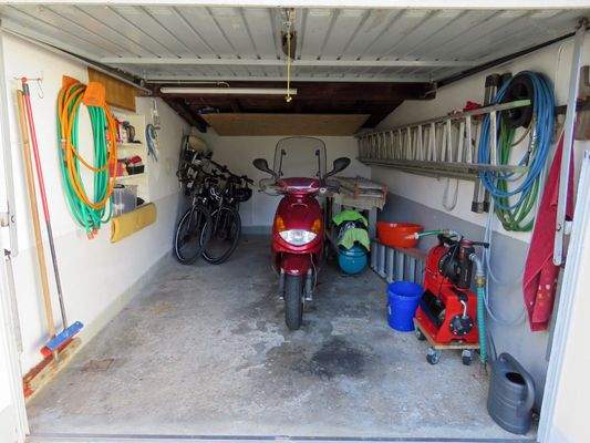 in der Garage