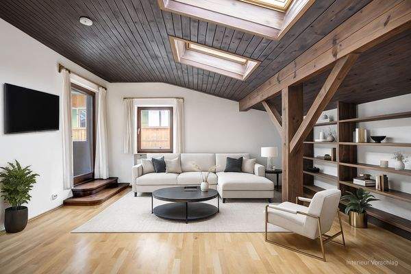 Interieur Vorschlag. Platz zum Entfalten.