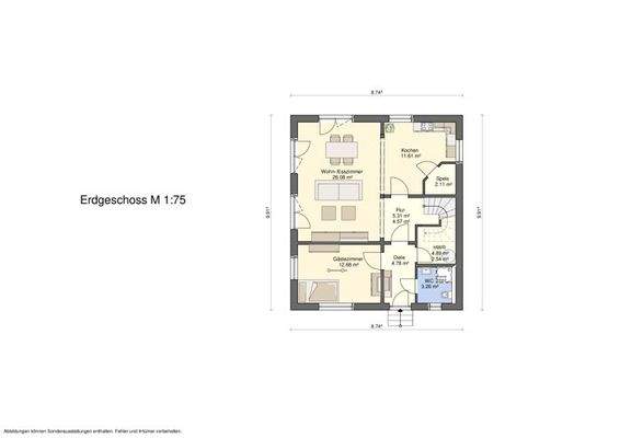 City 87 Familie Grundriss EG