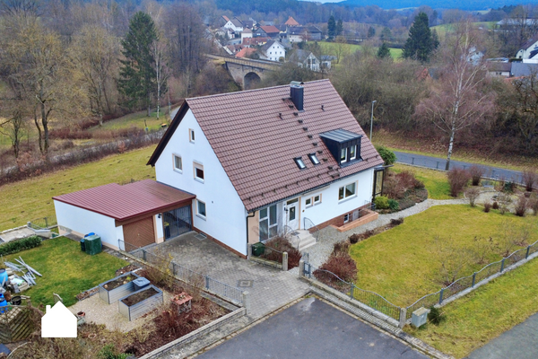 Luftbild Haus Vorderseite