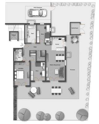 ERDGESCHOSS 4 Zimmer