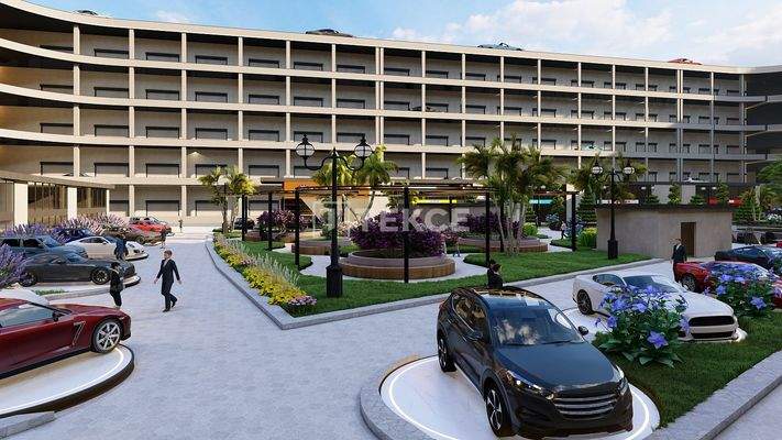 Shops in a High-Traffic Location Near Antalya Airport in Aksu