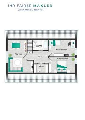 Grundriss Dachgeschoss