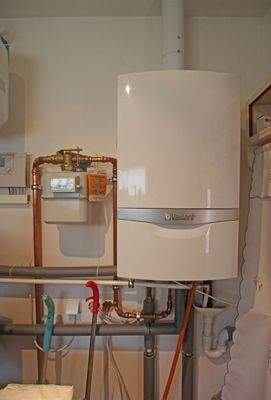 Heiztechnik mit Solarunterstützung