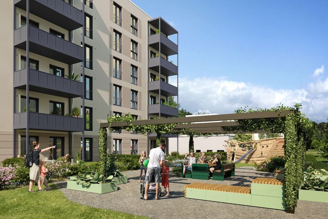 Ahorngärten Neubau in Rostock (Groß Klein)