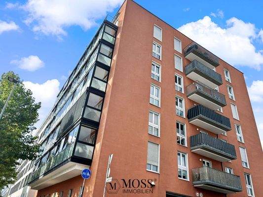 Gebäude Seitenansicht