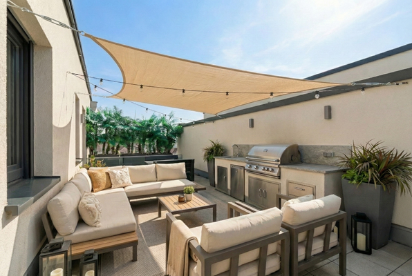 Großer Balkon (virtualisierte Einrichtung)