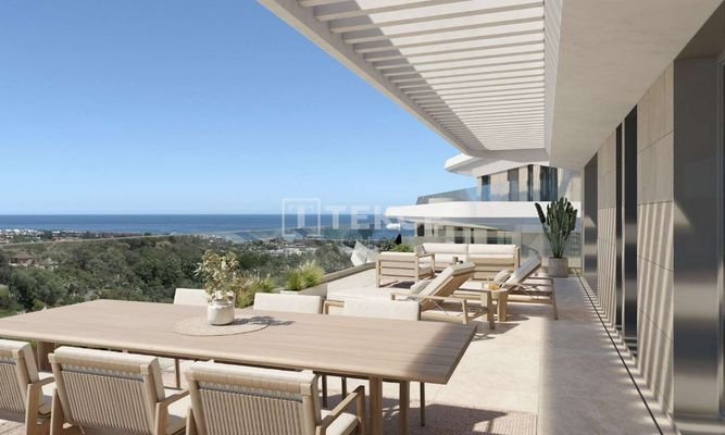 Apartments in Estepona with Terraces that Overlook the Sea