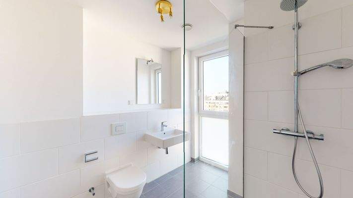 Ebenerdige Dusche (Musterwohnung)