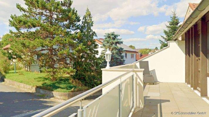 Zugang zum großen Sonnen-Balkon