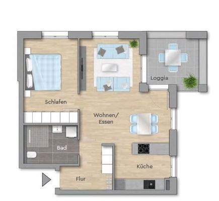 Grunndriss skizziert