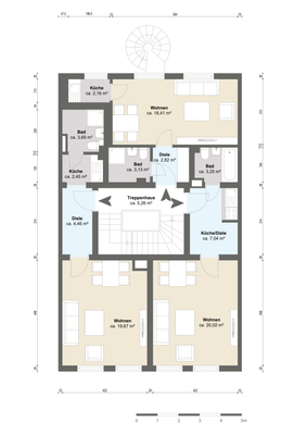 3.Obergeschoss Übersicht