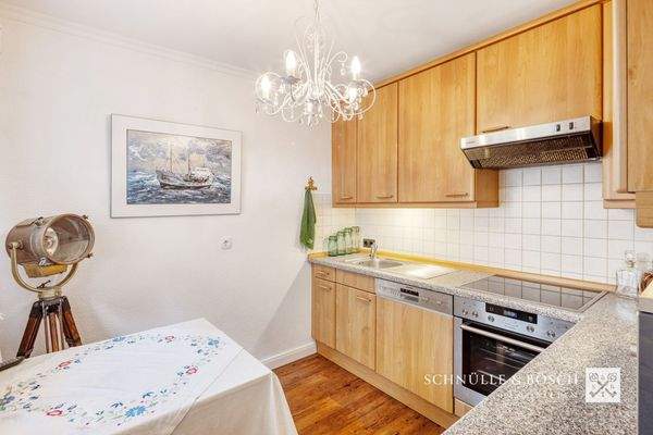 Die Einbauküche der Einliegerwohnung