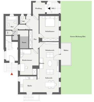 Grundriss - Erdegschoss