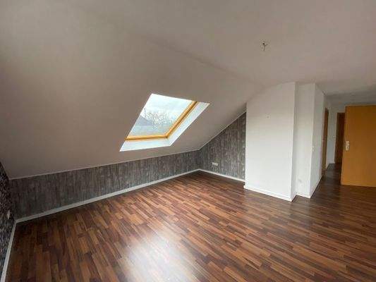 Wohnzimmer mit Flur DG