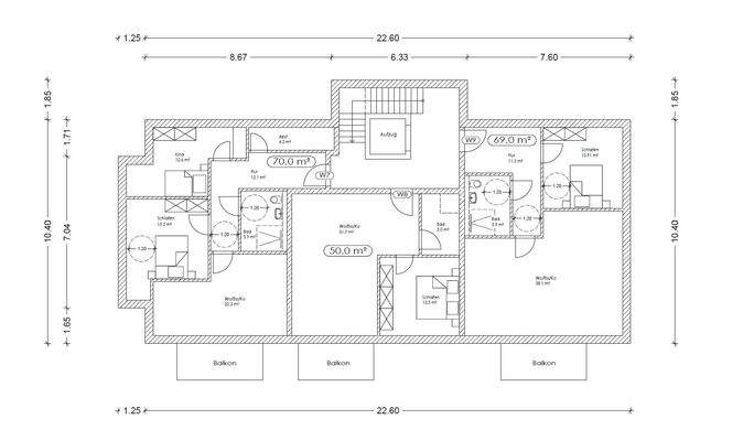 Grundriss 2.OG_Wohnungen