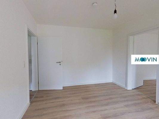 Ansicht II: Wohn- und Esszimmer