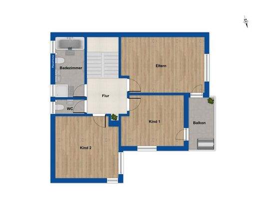 Grundriss 1.Obergeschoss