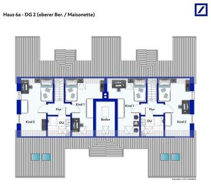 Grundriss Haus 6a - DG 2
