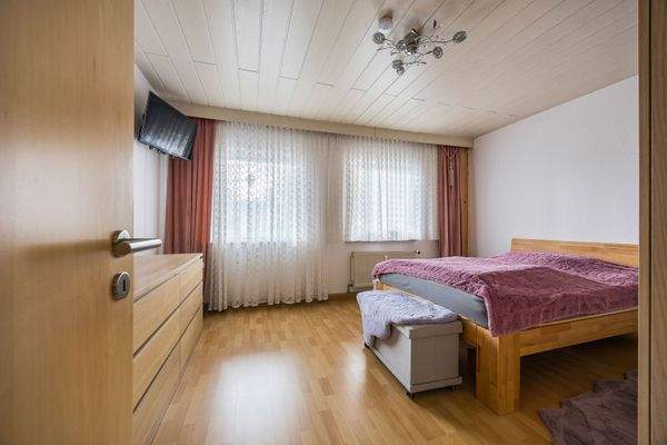 Schlafzimmer in Gartenausrichtung