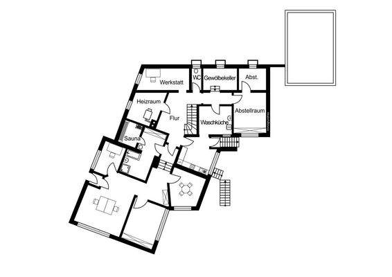 Garten-/ Untergeschoss