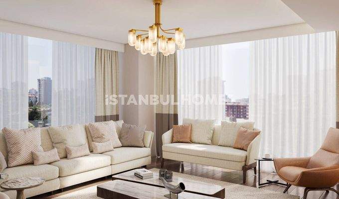 City-View Flats in a Complex with Pool in Kadikoy Istanbul