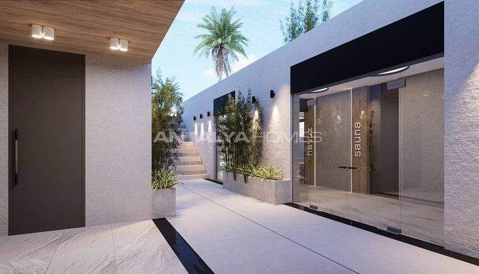 Flats with Aqua Park and Pool Access in Altıntaş Antalya