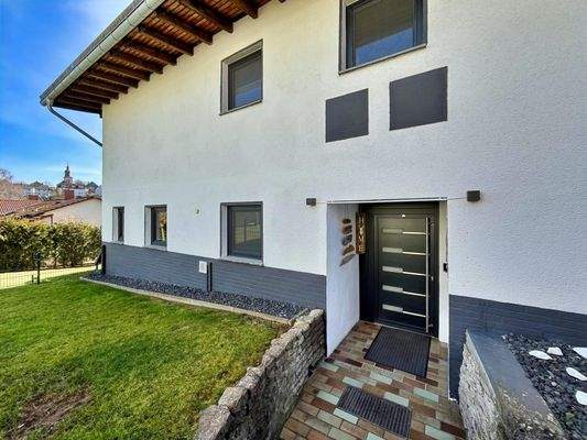 Außenansicht Eingangsbereich