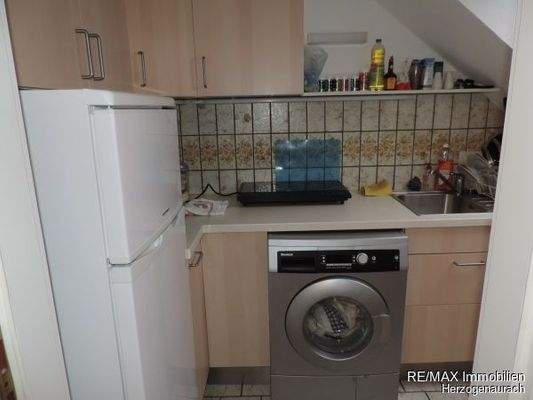 Küche m. Waschmaschine