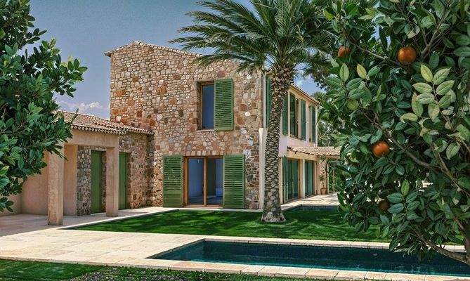 Zwei Grundstücke mit Projekt für ein Haus mit Pool zu verkaufen in Santanyí, Mallorca