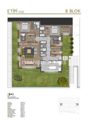 Roomy Houses with Garden and Balcony in Istanbul Basaksehir