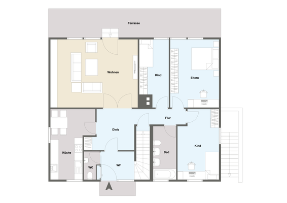 Grundriss Erdgeschoss