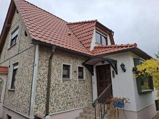 Hinteransicht/Hauseingangsseite