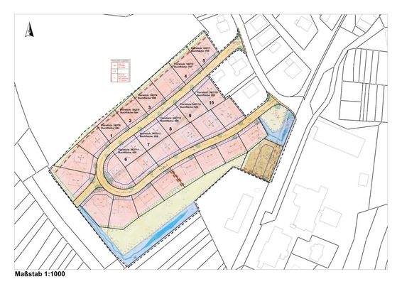 Lageplan Hirtenwiese II Baugrundstücke