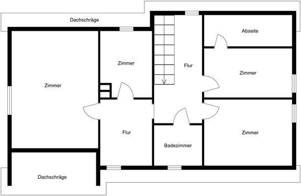 Grundriss Obergeschoss