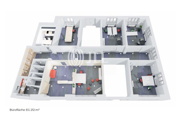 Mustervisualisierung Grundriss