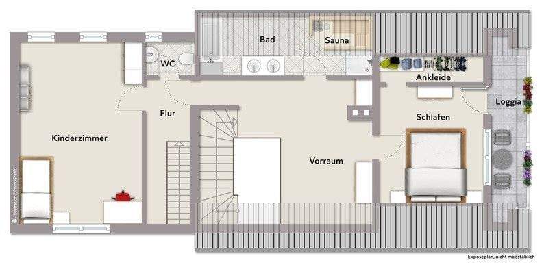 Grundriss Dachgeschoss Neubau